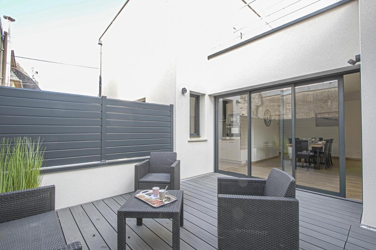 Quijote, Maison Moderne Avec Terrasse A Caen Exterior foto
