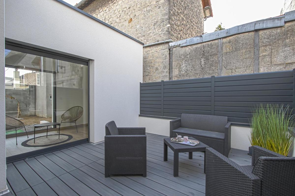 Quijote, Maison Moderne Avec Terrasse A Caen Exterior foto